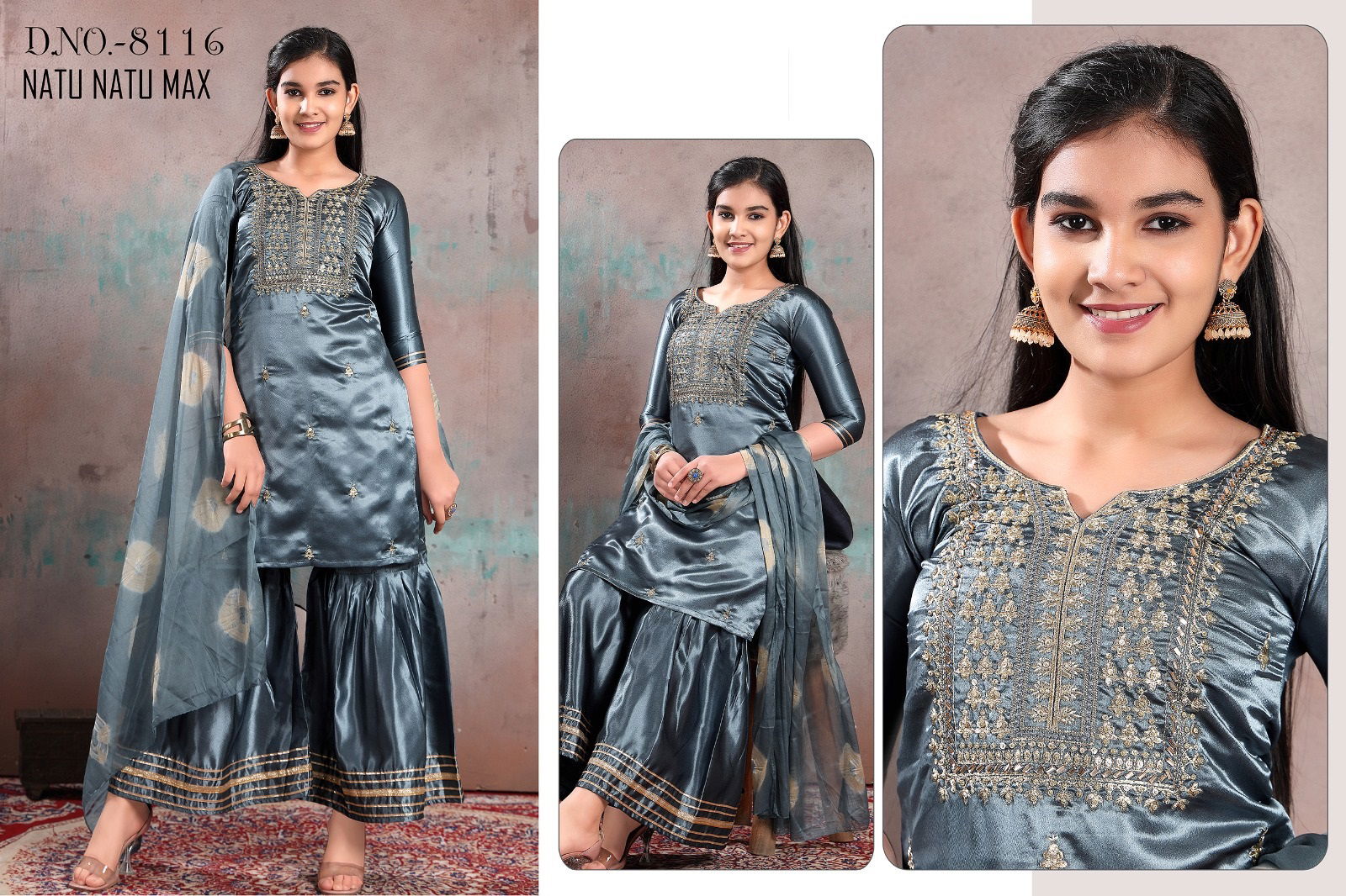 Natu Natu Max 8116 Readymade Suits Girls Wear Catalog